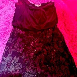 Dinner dress.. beautiful off shoulder mini.. perfect for a nite out.